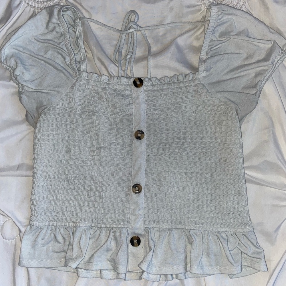 Cute summer white blouse